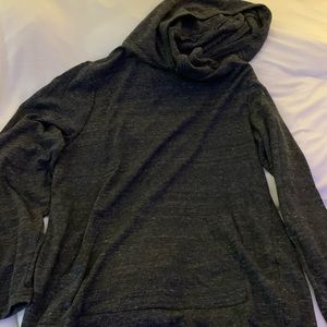 men’s grey lightweight hoodie